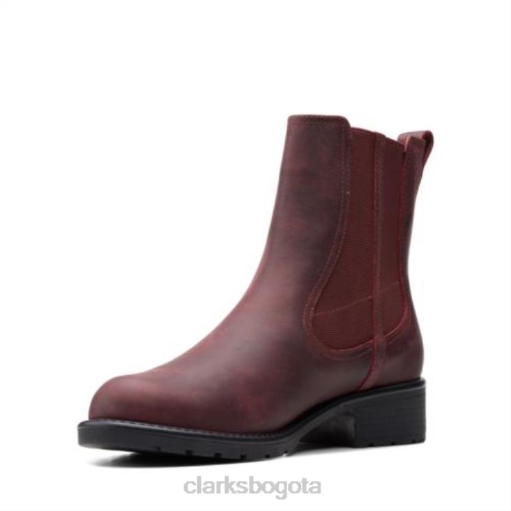 Clarks 0DX8L4206 clarks de cuero orinoco club merlot unisexo cuero merlot