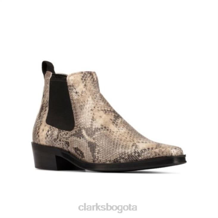 Clarks 0DX8L4207 alcina top clarks serpiente gris unisexo serpiente gris