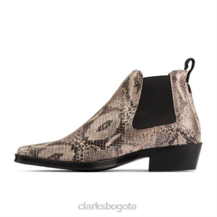 Clarks 0DX8L4207 alcina top clarks serpiente gris unisexo serpiente gris