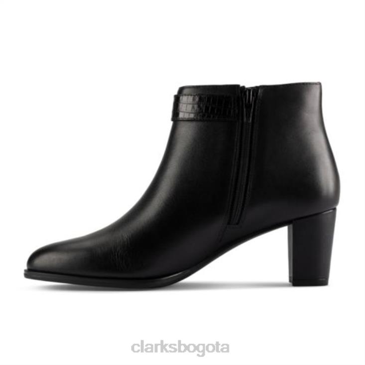 Clarks 0DX8L4210 bota clarks kayl60 cuero negro mujer cuero negro