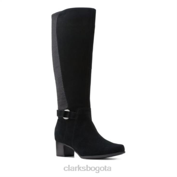 Clarks 0DX8L4212 ante negro un damson hi clarks unisexo ante negro