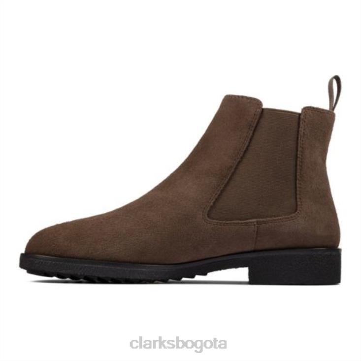 Clarks 0DX8L4214 Clarks de gamuza militar Griff Plaza unisexo gamuza militar