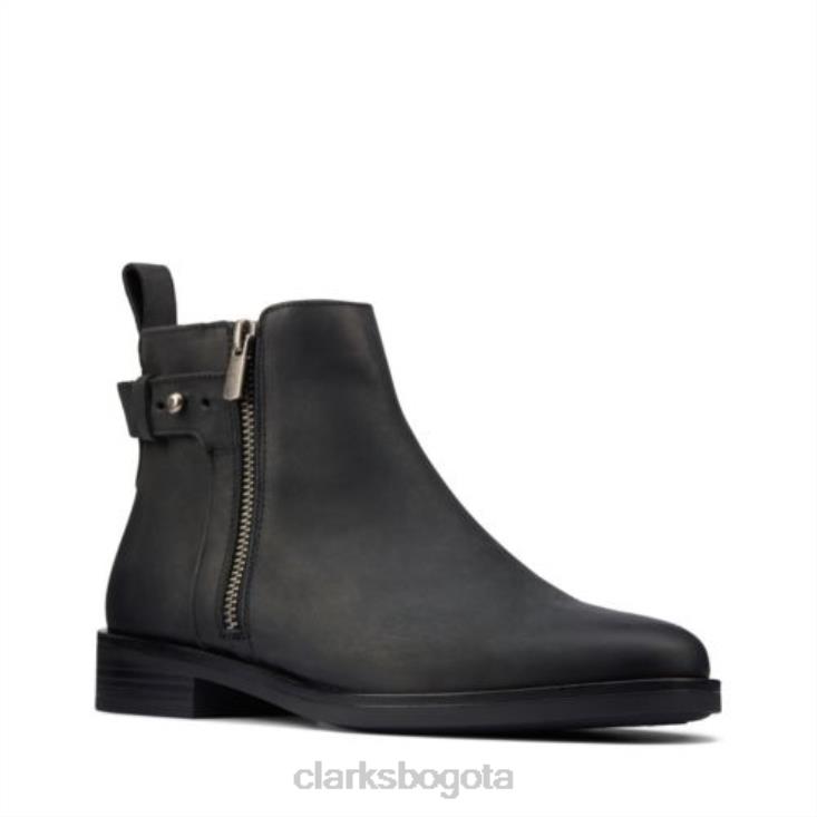 Clarks 0DX8L4216 clarks memi lo cuero negro unisexo cuero negro