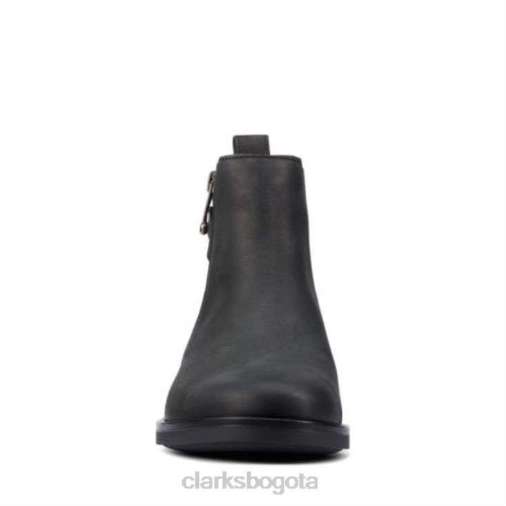 Clarks 0DX8L4216 clarks memi lo cuero negro unisexo cuero negro