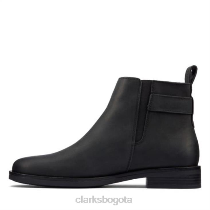 Clarks 0DX8L4216 clarks memi lo cuero negro unisexo cuero negro