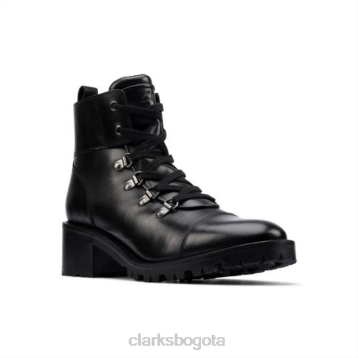 Clarks 0DX8L4219 clarks de cuero negro roseleigh sky unisexo cuero negro