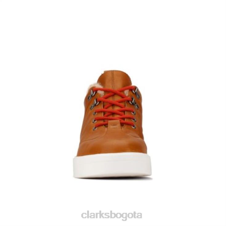 Clarks 0DX8L4220 clarks hero excursionista de cuero tostado oscuro unisexo cuero bronceado oscuro