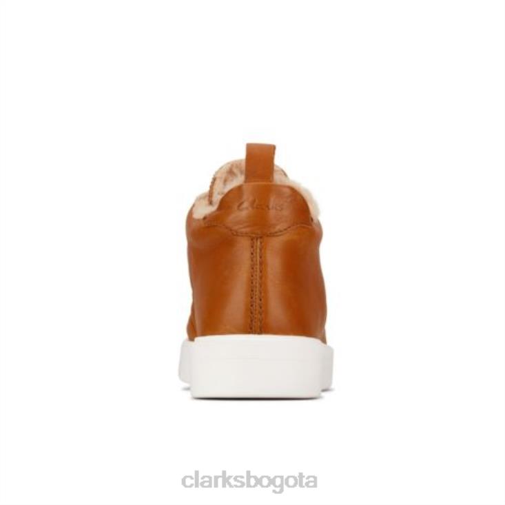 Clarks 0DX8L4220 clarks hero excursionista de cuero tostado oscuro unisexo cuero bronceado oscuro