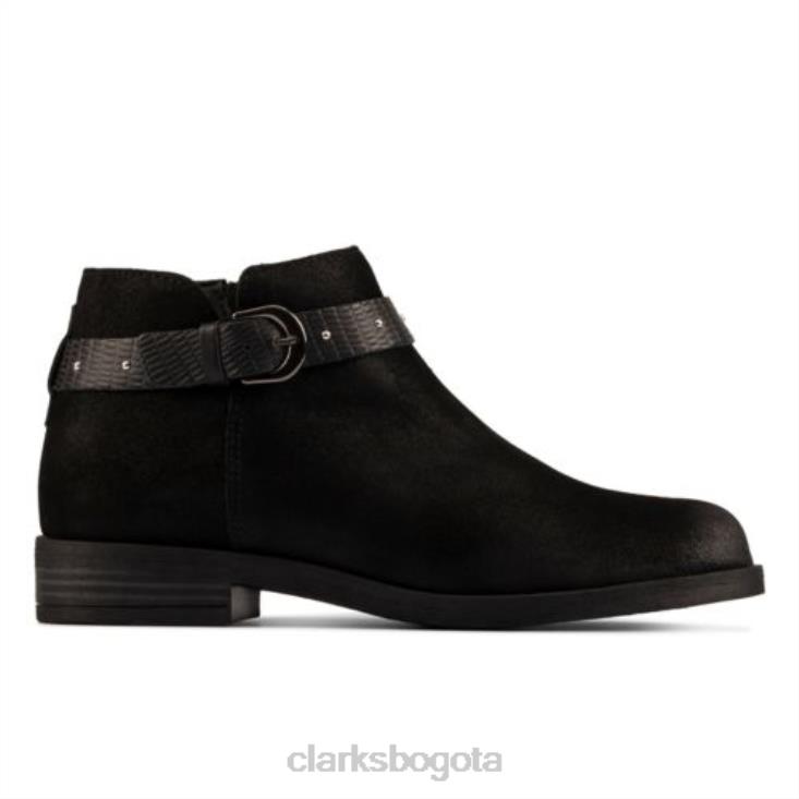Clarks 0DX8L4222 clarks de ante negro demi 2 tonos unisexo ante negro