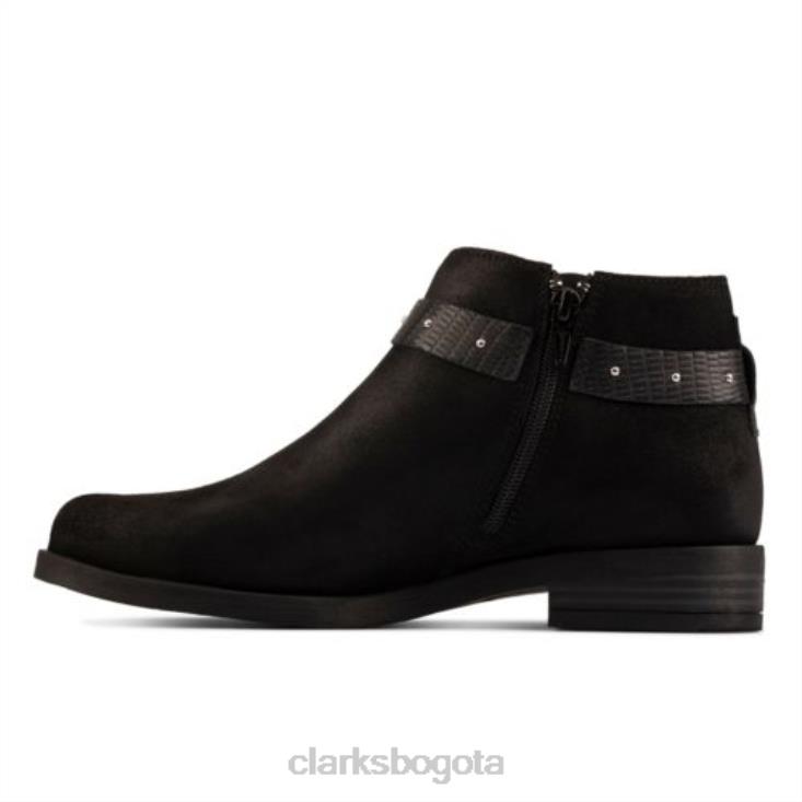 Clarks 0DX8L4222 clarks de ante negro demi 2 tonos unisexo ante negro