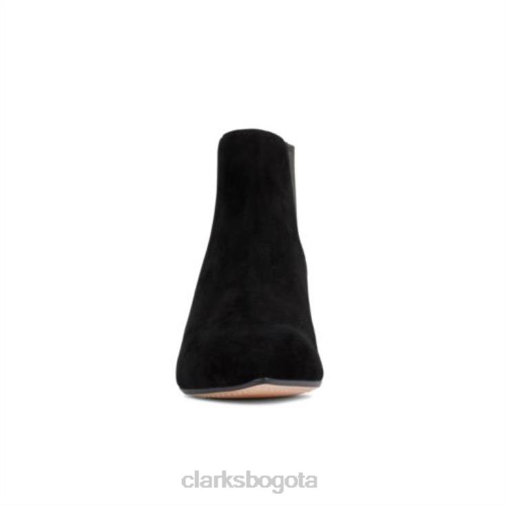 Clarks 0DX8L4224 clarks laina 55 bota 2 de gamuza negra mujer ante negro