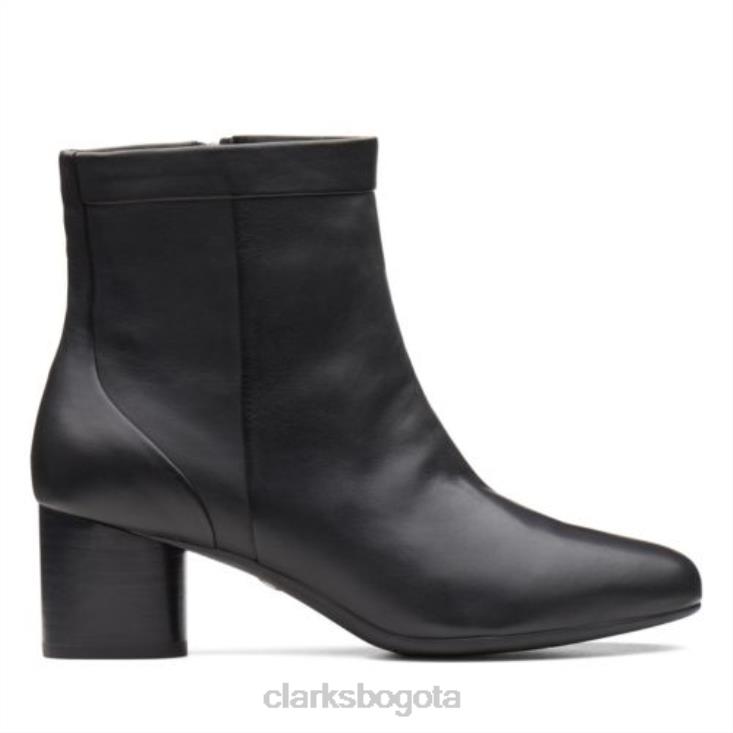 Clarks 0DX8L4252 clarks un cosmo de cuero negro unisexo cuero negro