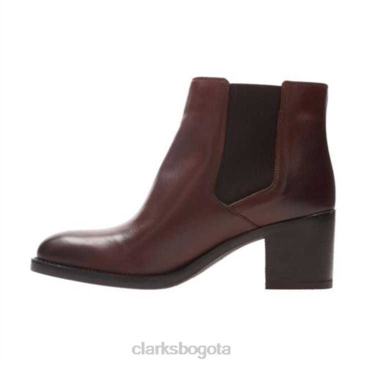 Clarks 0DX8L4253 mascarpone bay clarks cuero tostado unisexo cuero marrón