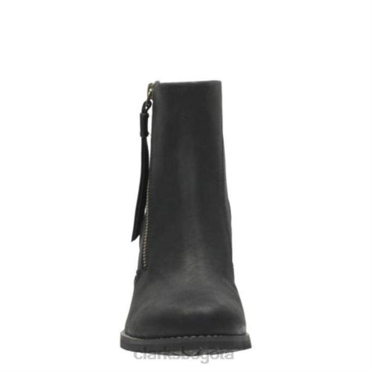 Clarks 0DX8L4258 clarks macay holly cuero negro unisexo cuero negro