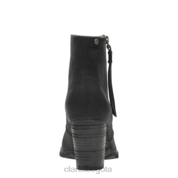 Clarks 0DX8L4258 clarks macay holly cuero negro unisexo cuero negro