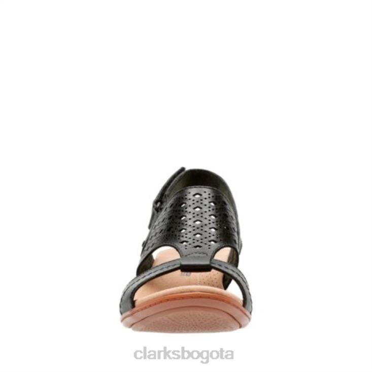 Clarks 0DX8L4265 clarks cuero negro valarie mindi unisexo cuero negro