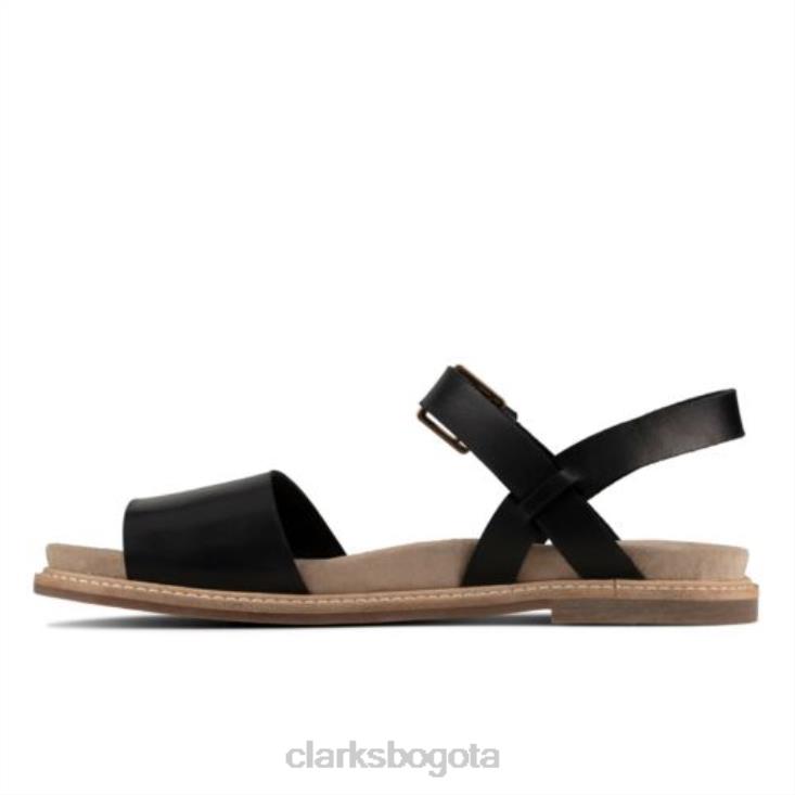 Clarks 0DX8L4271 correa corsio clarks cuero negro unisexo cuero negro