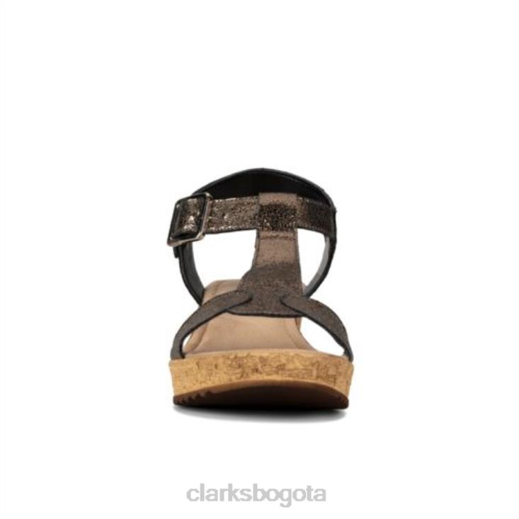 Clarks 0DX8L4274 clarks rissa sun piedra metalizado unisexo piedra metalica