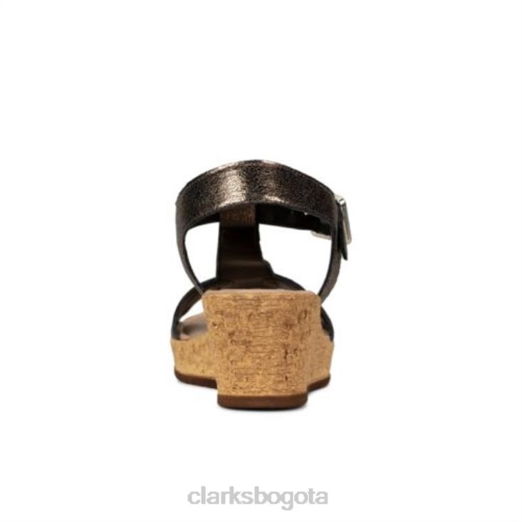 Clarks 0DX8L4274 clarks rissa sun piedra metalizado unisexo piedra metalica