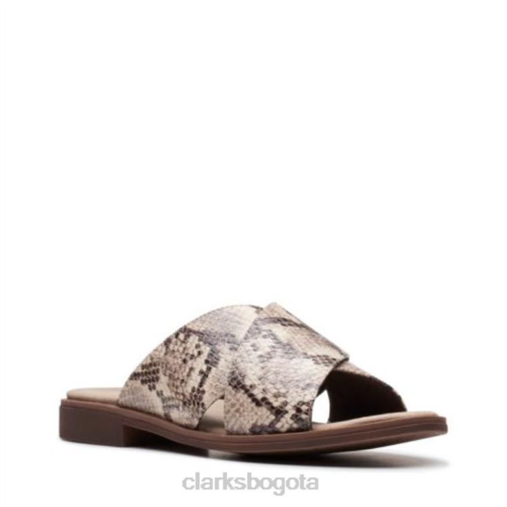 Clarks 0DX8L4276 serpiente taupe sintético declan ivy clarks unisexo serpiente taupe sintética