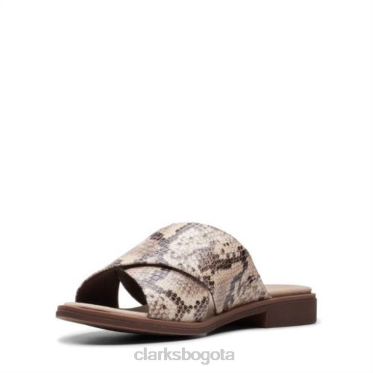 Clarks 0DX8L4276 serpiente taupe sintético declan ivy clarks unisexo serpiente taupe sintética