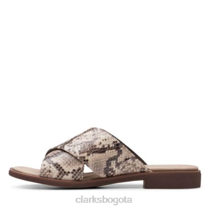 Clarks 0DX8L4276 serpiente taupe sintético declan ivy clarks unisexo serpiente taupe sintética