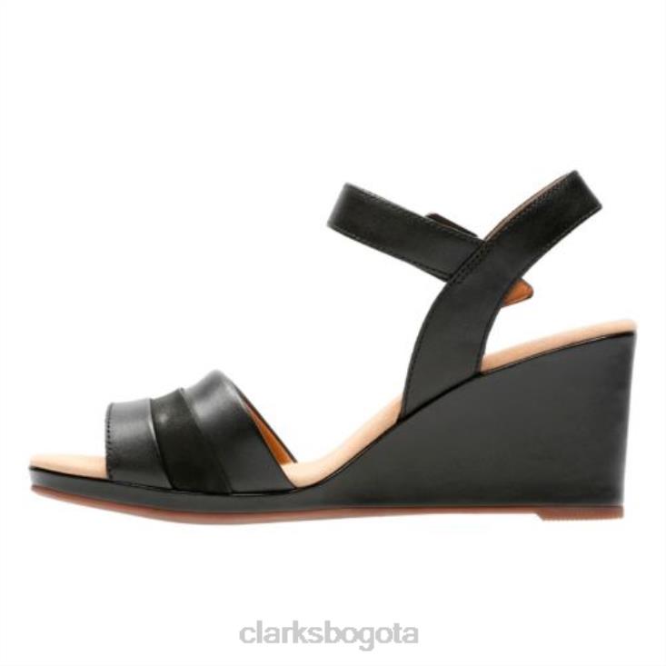 Clarks 0DX8L4285 lafley aletha clarks cuero negro unisexo cuero negro