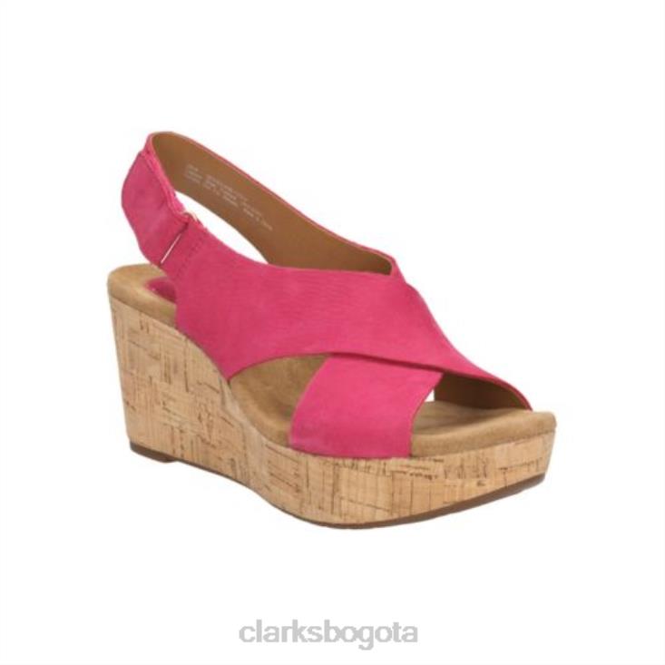 Clarks 0DX8L4288 clarks cuero fucsia caslynn shae unisexo cuero fucsia