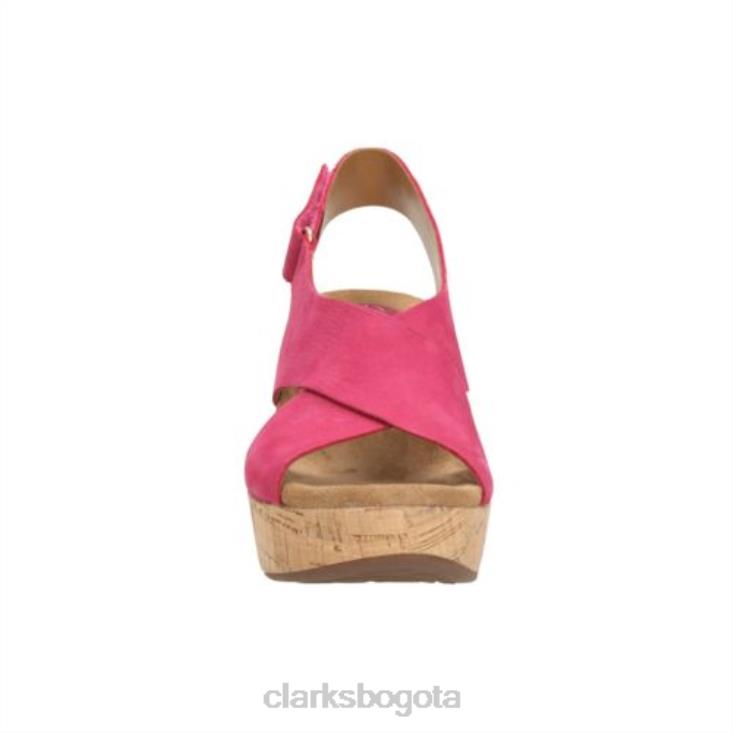 Clarks 0DX8L4288 clarks cuero fucsia caslynn shae unisexo cuero fucsia