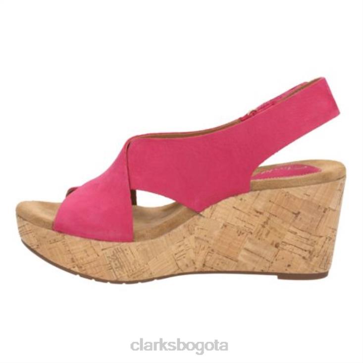 Clarks 0DX8L4288 clarks cuero fucsia caslynn shae unisexo cuero fucsia