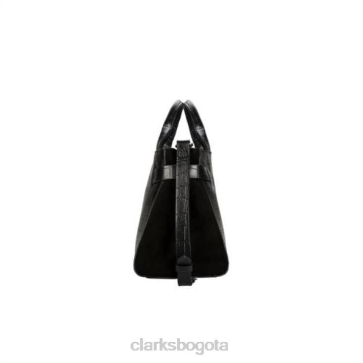 Clarks 0DX8L4299 cocodrilo negro clarks the ella sml unisexo cocodrilo negro