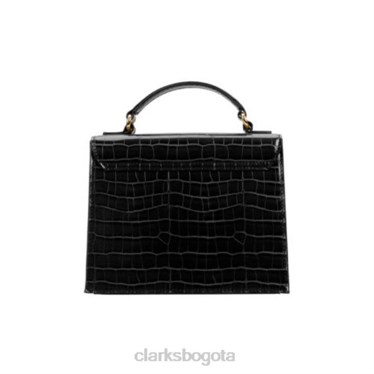 Clarks 0DX8L4302 clarks cabana luna cocodrilo negro unisexo cocodrilo negro