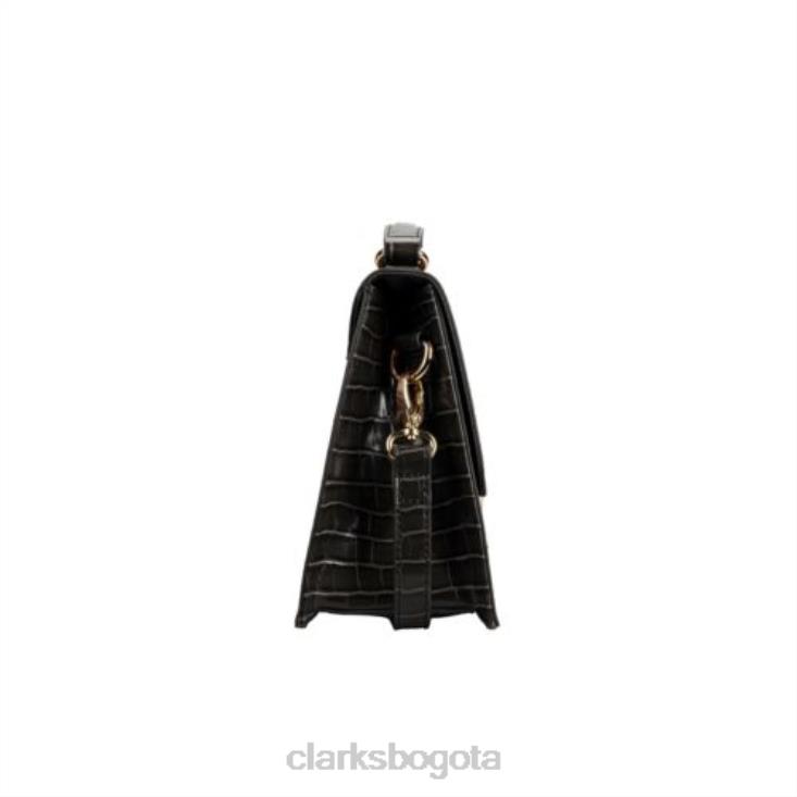 Clarks 0DX8L4302 clarks cabana luna cocodrilo negro unisexo cocodrilo negro