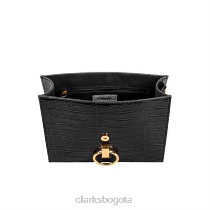 Clarks 0DX8L4302 clarks cabana luna cocodrilo negro unisexo cocodrilo negro