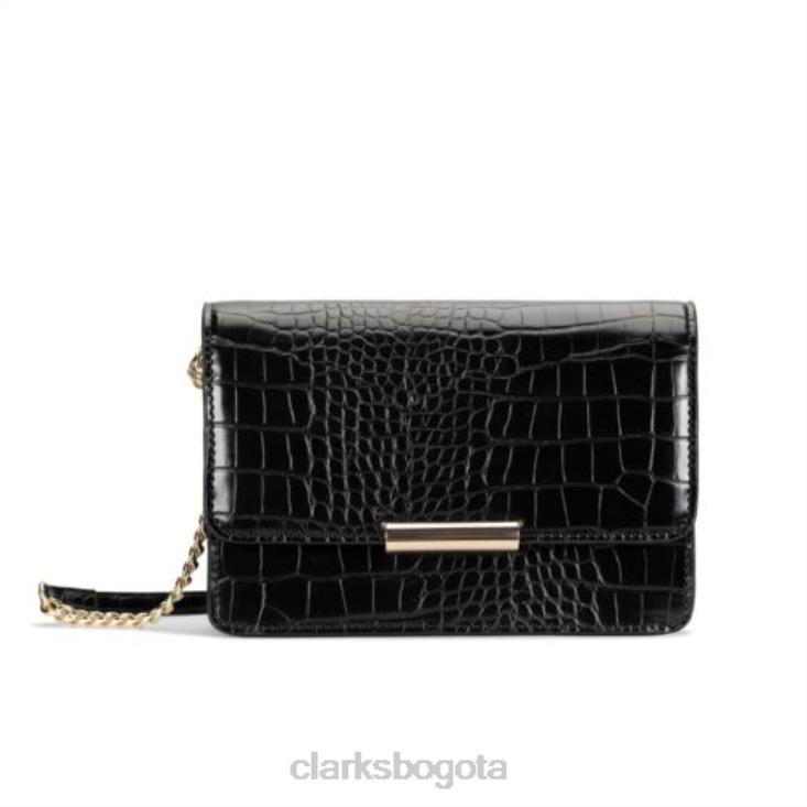 Clarks 0DX8L4305 clarks black croc treen wil low unisexo cocodrilo negro