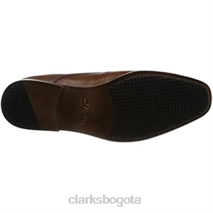 Clarks 0DX8L431 amieson walk derby clarks de cuero marrón tostado para hombre hombres cuero marrón tostado