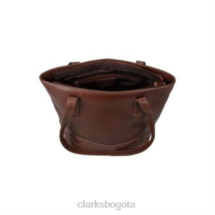 Clarks 0DX8L4331 clarks cuero tostado rozala maya unisexo cuero marrón