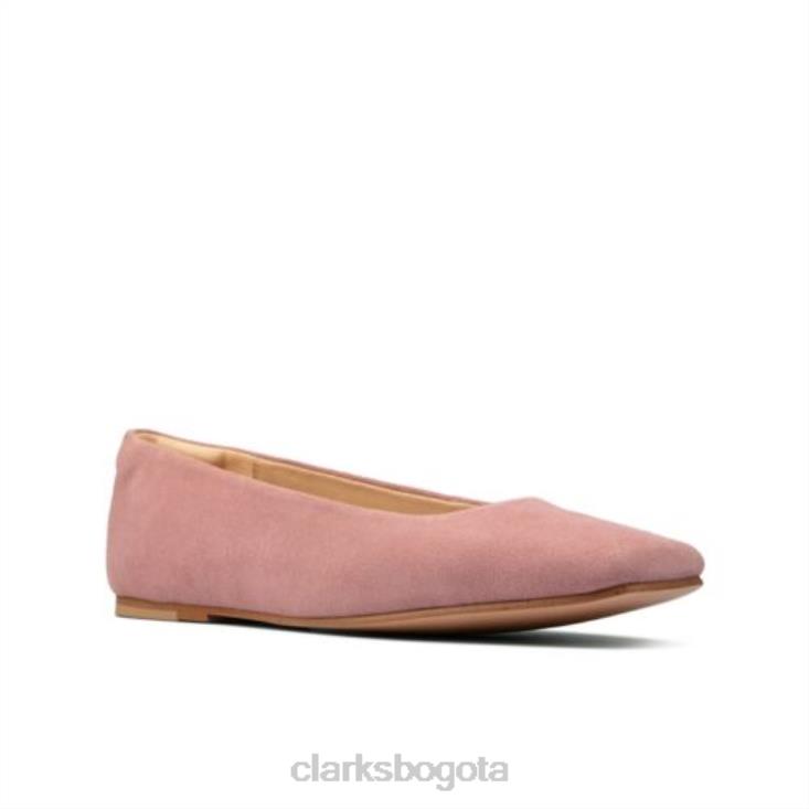 Clarks 0DX8L4336 clarks pure ballet 2 de gamuza rosa unisexo gamuza rosa