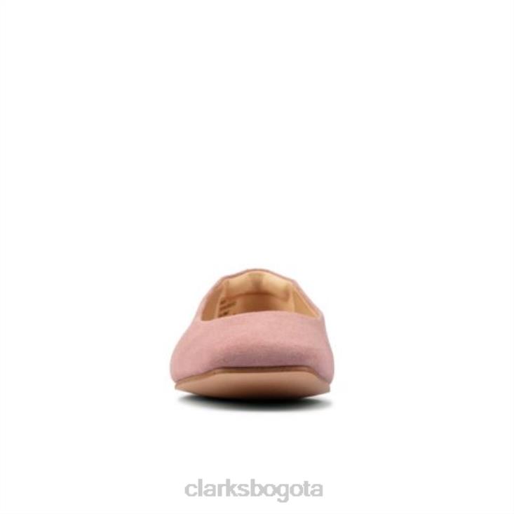 Clarks 0DX8L4336 clarks pure ballet 2 de gamuza rosa unisexo gamuza rosa