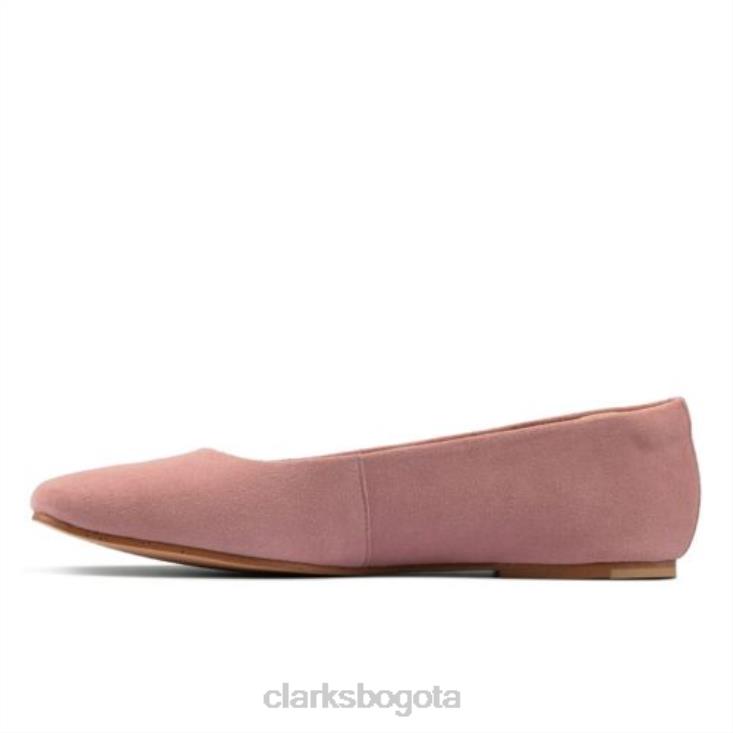 Clarks 0DX8L4336 clarks pure ballet 2 de gamuza rosa unisexo gamuza rosa