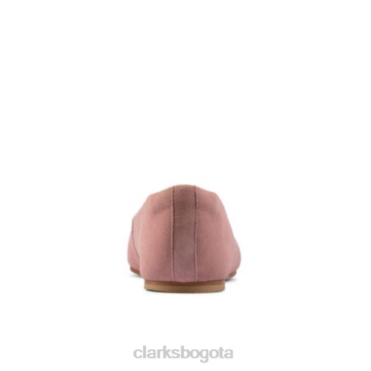 Clarks 0DX8L4336 clarks pure ballet 2 de gamuza rosa unisexo gamuza rosa