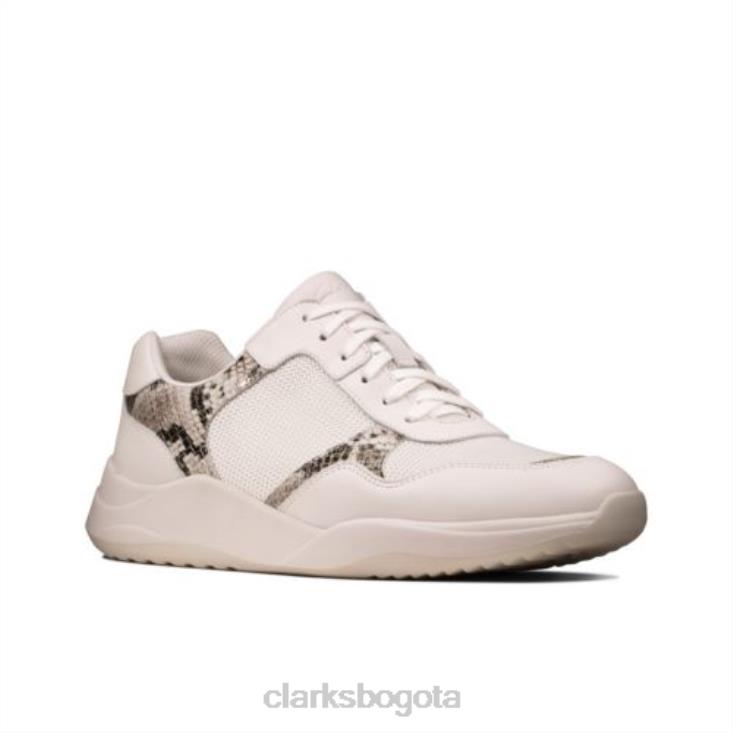 Clarks 0DX8L4344 clarks serpiente gris tamizar encaje unisexo serpiente gris