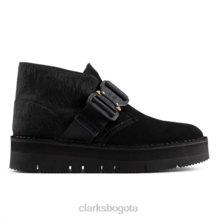 Clarks 0DX8L4346 correa clarks desert negra hombres negro