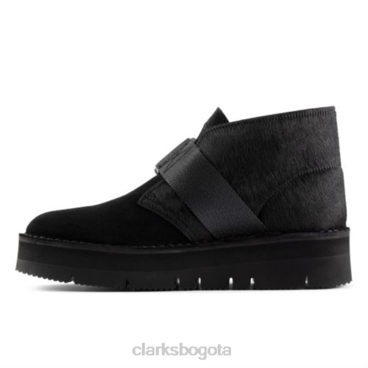 Clarks 0DX8L4346 correa clarks desert negra hombres negro
