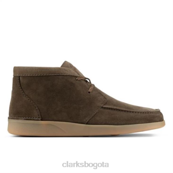 Clarks 0DX8L4351 oakland top clarks combi oliva oscuro hombres combinación oliva oscuro