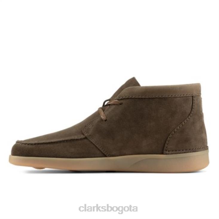 Clarks 0DX8L4351 oakland top clarks combi oliva oscuro hombres combinación oliva oscuro