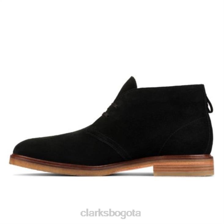 Clarks 0DX8L4353 clarks ante negro clarkdale d bt hombres ante negro