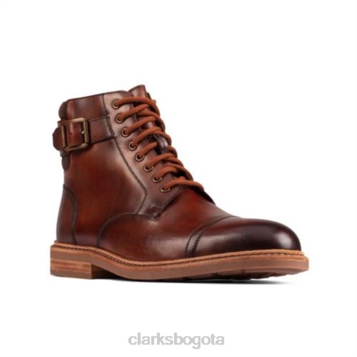 Clarks 0DX8L4355 clarks de cuero tostado clarkdale hola hombres cuero marrón
