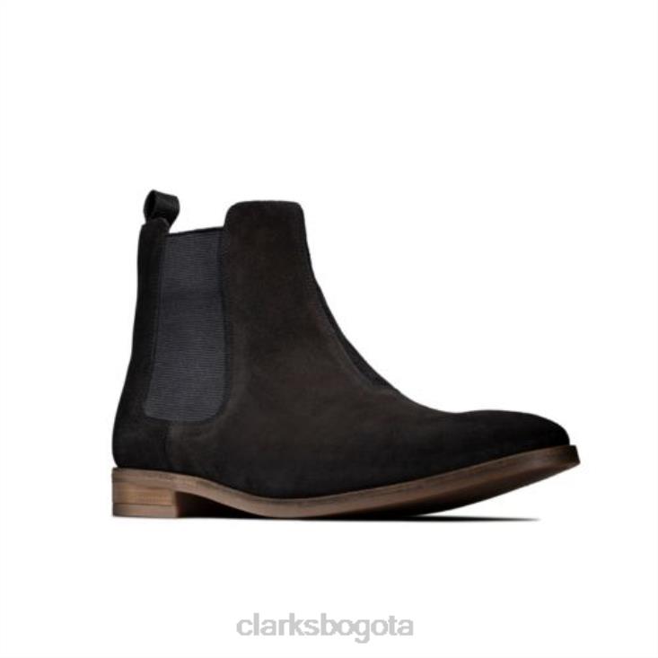 Clarks 0DX8L4360 top clarks stanford de ante negro hombres ante negro