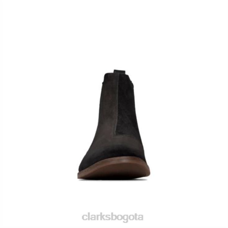 Clarks 0DX8L4360 top clarks stanford de ante negro hombres ante negro